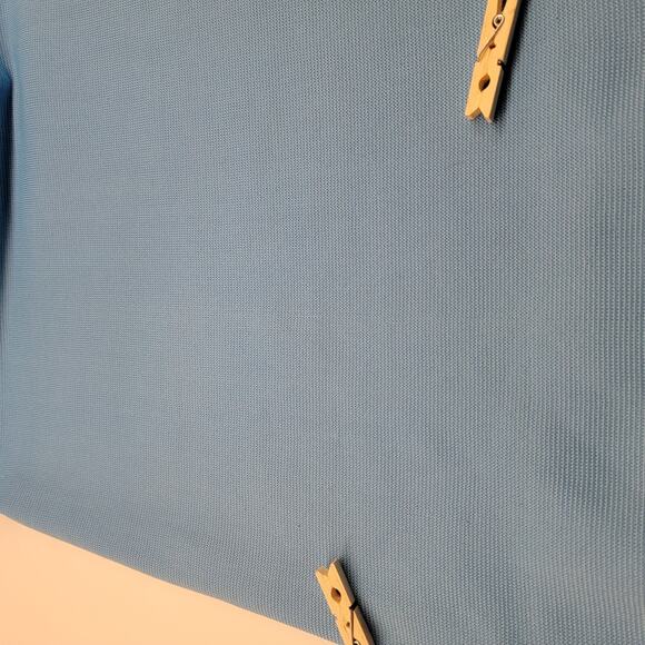 Vintage R&K Knits Jumper Dress Blue Knit 60s Size 14 - Picture 12 of 16